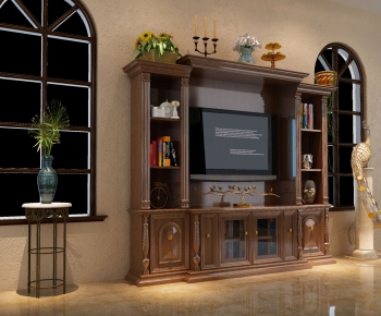 American Style TV Cabinet-ID:415985676