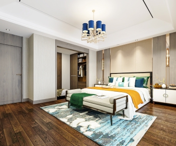 New Chinese Style Bedroom-ID:780401138