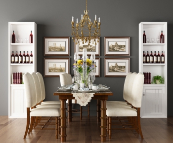 New Classical Style Dining Table And Chairs-ID:867067529