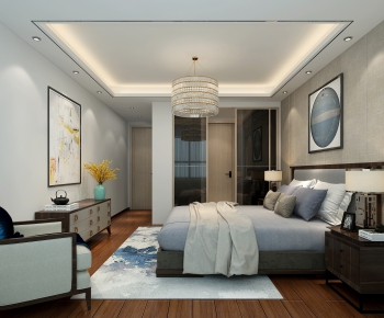 New Chinese Style Bedroom-ID:473761293