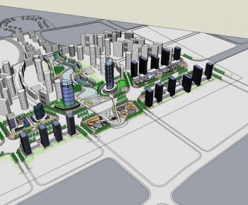 Modern Architectural Bird's-eye View Planning-ID:870422818