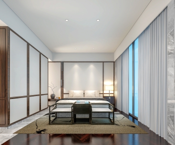 New Chinese Style Bedroom-ID:780383586