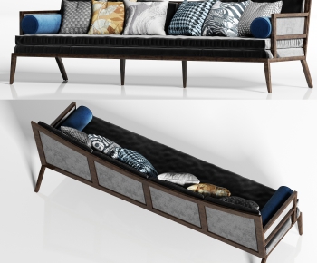 New Chinese Style Multi Person Sofa-ID:306610838