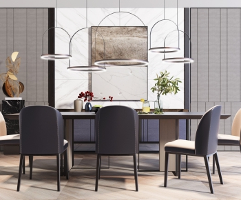 Modern Dining Table And Chairs-ID:222062192