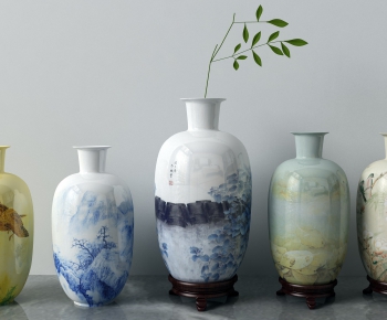 新中式花瓶瓷器-ID:136775555
