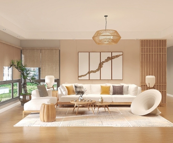 Japanese Style A Living Room-ID:627494461