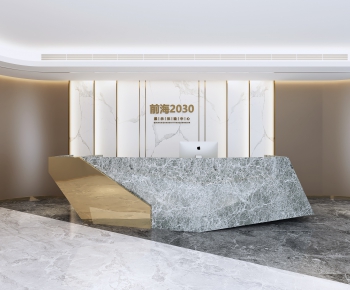 Modern Office Reception Desk-ID:957713929