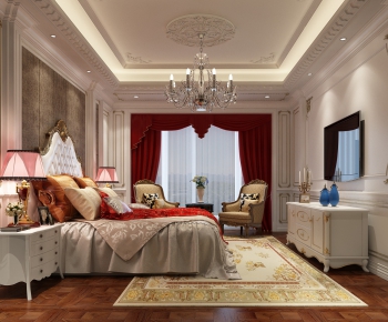 European Style Bedroom-ID:670514342