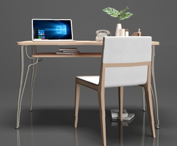Modern Computer Desk And Chair-ID:232072296