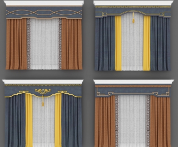 Simple European Style The Curtain-ID:725927398