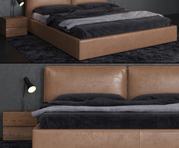 Modern Double Bed-ID:435300719