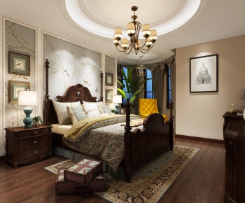 American Style Bedroom-ID:386849417