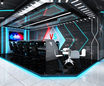Industrial Style Internet Cafe-ID:418603189