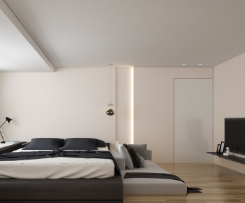 Modern Simple Style Bedroom-ID:896118194
