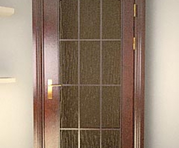 Modern Solid Wood Door-ID:102163793