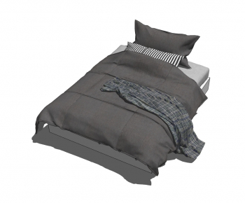 Modern Single Bed-ID:353818591