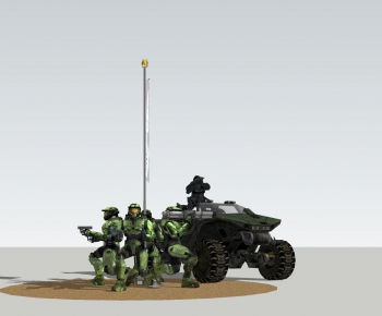 现代游戏装甲士兵组合-ID:475888283