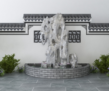 New Chinese Style Garden-ID:366299553