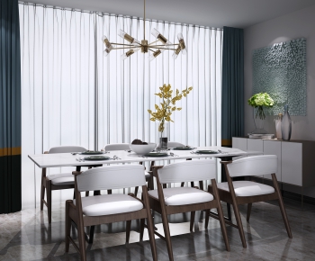 New Chinese Style Dining Table And Chairs-ID:539735575