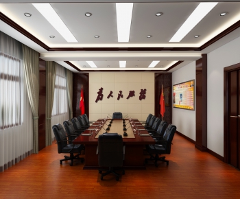 新中式办公会议室-ID:262304161