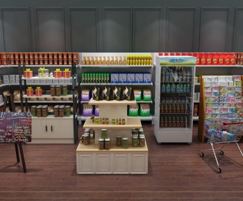 Modern Supermarket Shelf-ID:332176955