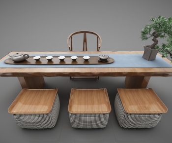 New Chinese Style Tea Tables And Chairs-ID:890237757