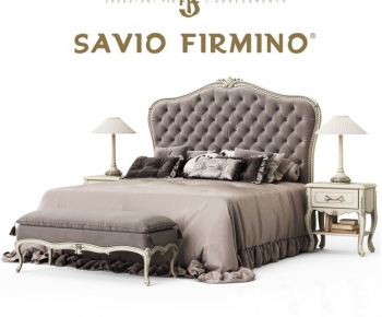 European Style Double Bed-ID:205342345