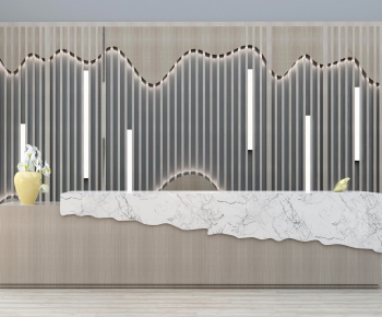 New Chinese Style Reception Desk-ID:328761667
