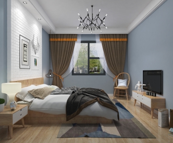 Nordic Style Bedroom-ID:364387139