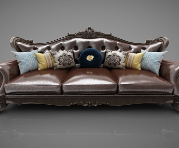 European Style Three-seat Sofa-ID:269076189