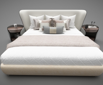 Modern Double Bed-ID:145406215