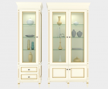 Simple European Style Decorative Cabinet-ID:690233685