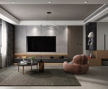 Modern A Living Room-ID:206538786