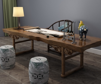New Chinese Style Office Table-ID:567905945