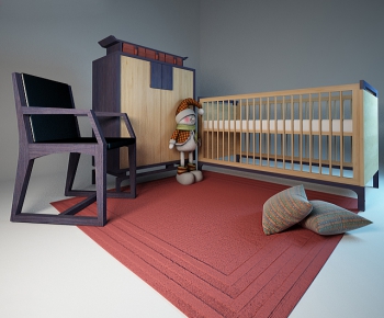 Modern Child's Bed-ID:432541482