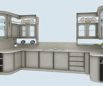 Modern Kitchen Cabinet-ID:340667177
