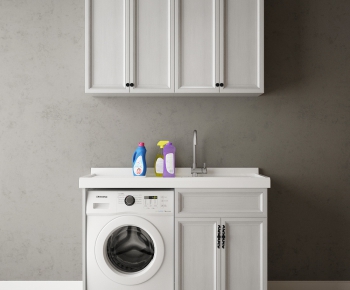 Modern Laundry Cabinet-ID:967906519
