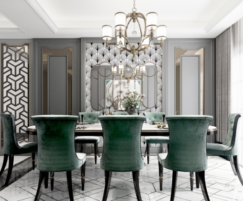 American Style Dining Room-ID:354618568