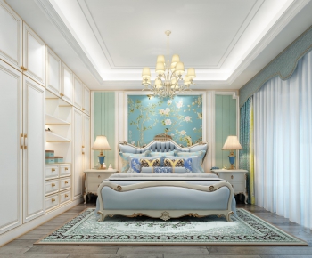 European Style Bedroom-ID:243229942