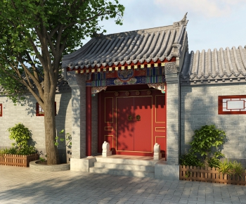 Chinese Style Facade Element-ID:233966242