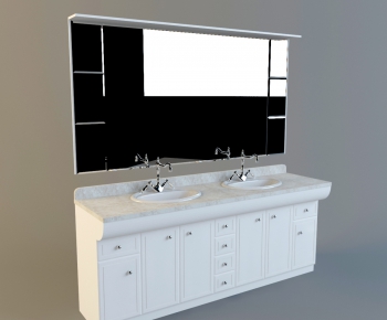 Modern Bathroom Cabinet-ID:345814179