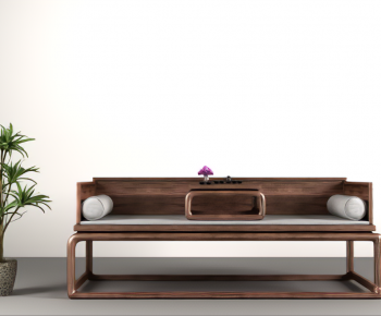New Chinese Style A Sofa For Two-ID:391681971