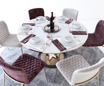 Modern Dining Table And Chairs-ID:610264365