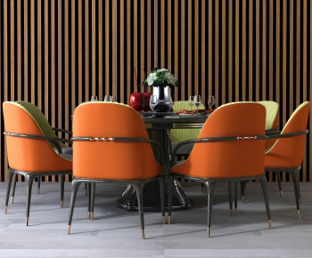 Modern Dining Table And Chairs-ID:300289195