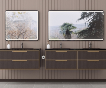New Chinese Style Bathroom Cabinet-ID:961913838
