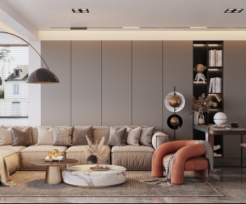 Modern A Living Room-ID:185064476