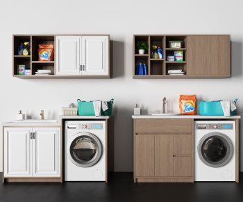Modern Laundry Cabinet-ID:620499824