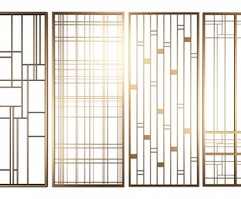 Modern Metal Screen Partition-ID:877999367