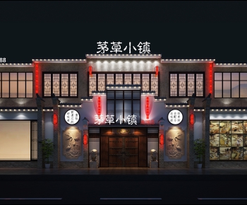 Chinese Style Facade Element-ID:742477748