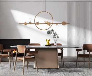 Modern Dining Table And Chairs-ID:362565162